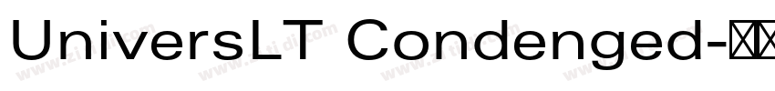 UniversLT Condenged字体转换